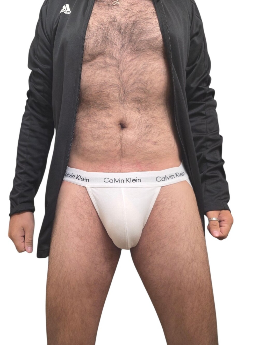 New Calvin Klein Men’s White Jockstrap Size L